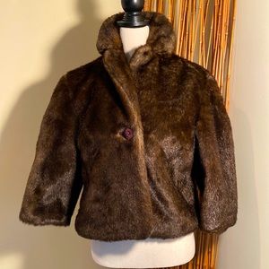 Faux fur jacket